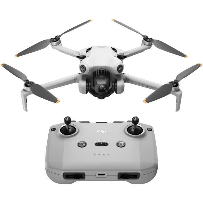 DJI Droni - DJI MINI PRO 4 drone ar DJI RC-N2 ekrāna tālvadības pulti - ātri pasūtīt no ražotāja