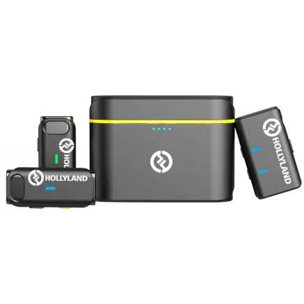 Hollyland Lark M1 DUO 2-cilvēku piespraužamie radio mikrofoni noma