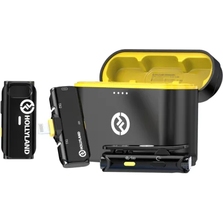 HOLLYLAND Lark C1 Duo двойной беспроводной комплект микрофонов для iPhone Lightning аренда