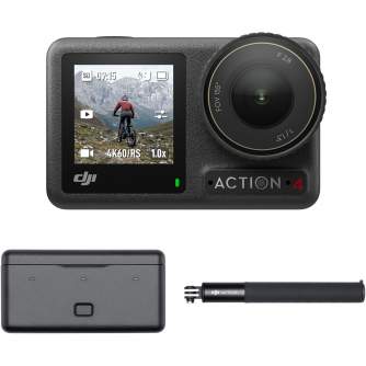 Sporta kameras - DJI CAMERA OSMO ACTION 4 Adventure COMBO sporta kamera - perc šodien veikalā un ar piegādi