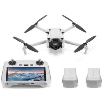 DJI Droni - DJI Mini 3 Fly More Combo ar DJI RC ekrāna tālvadības pulti - perc šodien veikalā un ar piegādi