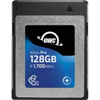 Memory Cards - OWC CFEXPRESS ATLAS PRO R1700/W1400 (TYPE B) 128GB OWCCFXB2P00128 - quick order from manufacturer
