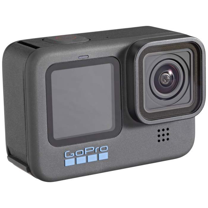 Sporta kameras - GoPro HERO 10 Black action camera GP2 5.3K 23Mp RAW HyperSmooth 4.0 8x slo-mo 10m touch 1080p live streaming - ātri pasūtīt no ražotāja