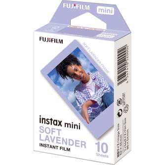 Instantkameru filmiņas - Colorfilm instax mini SOFT LAVENDER (10PK) - perc šodien veikalā un ar piegādi