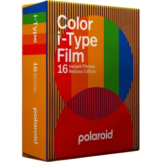 Картриджи для инстакамер - Color film for I-Type Round Frame Retinex Double - купить сегодня в магазине и с доставкой