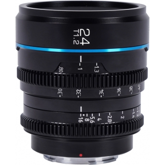 New products - SIRUI CINE LENS NIGHTWALKER S35 24MM T1.2 E-MOUNT BLACK MS24E-B - quick order from manufacturer
