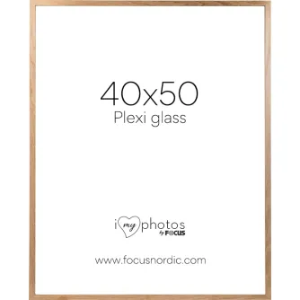 Photo Frames - FOCUS SOUL OAK VENEER 40X50 PLEXI 123179 - quick order from manufacturer