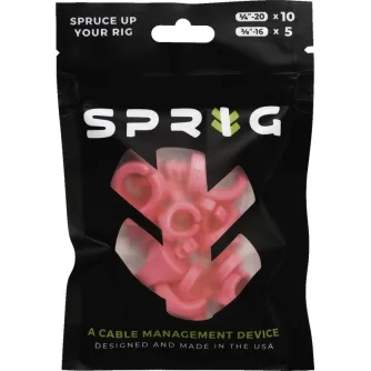 Cable Management Accessories - SPRIG PINK VALUE PACK 10X 1/4 SPRIGS + 5X 3/8 BIG SPRIGS VPK-S10-B5-PK - ātri pasūtīt no ražotāja