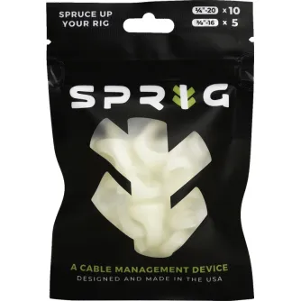 Cable Management Accessories - SPRIG GLOW IN THE DARK VALUE PACK 10X 1/4 SPRIGS + 5X 3/8 BIG SPRIGS VPK-S10-B5-GLO - быстрый заказ от производителя
