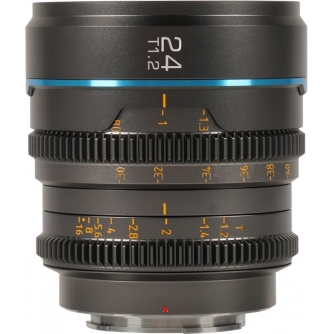 New products - SIRUI CINE LENS NIGHTWALKER S35 24MM T1.2 RF-MOUNT METAL GREY MS24R-G - quick order from manufacturer