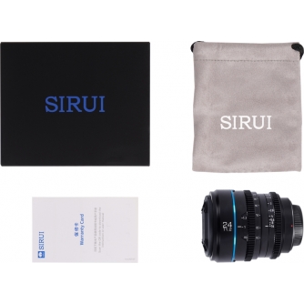 New products - SIRUI CINE LENS NIGHTWALKER S35 24MM T1.2 RF-MOUNT METAL GREY MS24R-G - quick order from manufacturer
