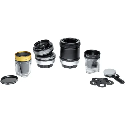 LENSBABY TWIST 60 + DOUBLE GLASS II OPTIC SWAP KIT FOR NIKON F MOUNT LBT60DGIIOSKN