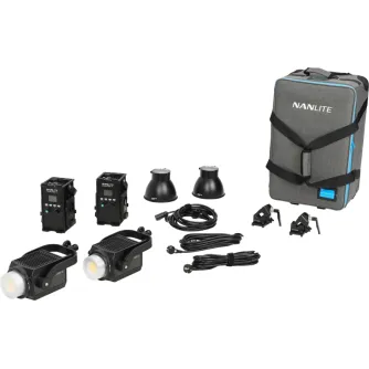 Sortimenta jaunumi - NANLITE FORZA 300 II 2 KIT LED SPOT LIGHT WITH TROLLEY CASE 31-2011 2KIT-ST - ātri pasūtīt no ražotāja