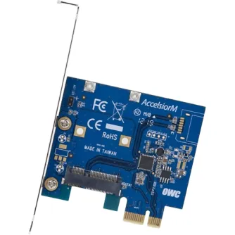 Tīkla datu krātuve (NAS) - OWC ACCELSIOR-M PCIE SATA 6G CONTROLLER. PLUG & PLAY WITH ANY MSATA SSD MODULE! OWCPCIEACCELMF - ātri pasūtīt no ražotāja