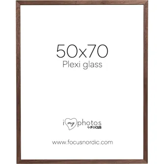 Foto rāmīši - FOCUS SOUL WALNUT VENEER 50X70 PLEXI 120953 - ātri pasūtīt no ražotāja