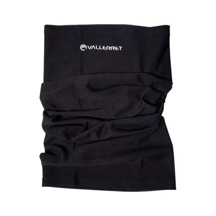 VALLERRET WOOL NECK WARMER (100% MERINO) BLACK 20MWNW-BK