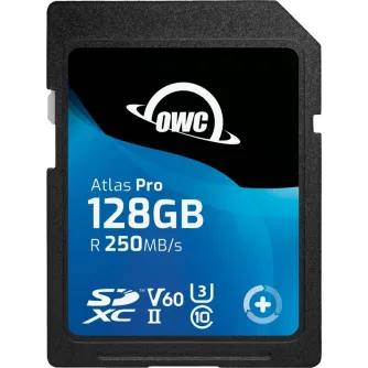 Atmiņas kartes - OWC SD ATLAS PRO SDXC UHS-II R250/W130 (V60) 128GB OWCSDV60P0128 - ātri pasūtīt no ražotāja