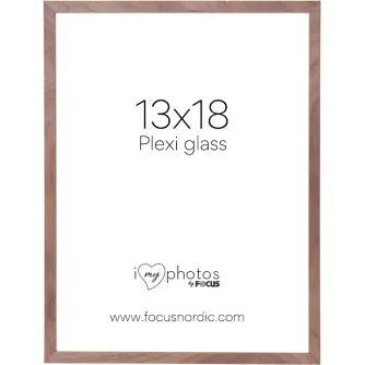 Photo Frames - FOCUS SOUL WALNUT VENEER 13X18 PLEXI 123180 - quick order from manufacturer