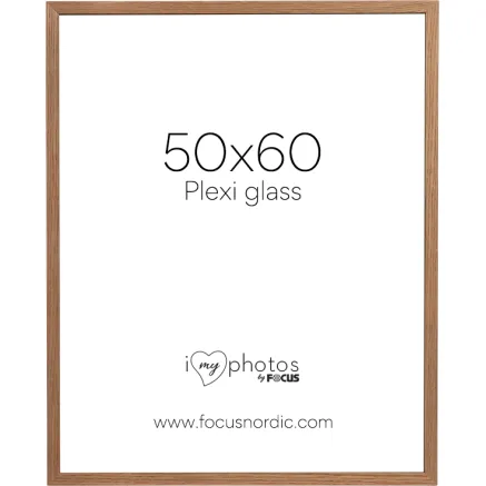 FOCUS SOUL OAK VENEER 50X60 PLEXI 120927