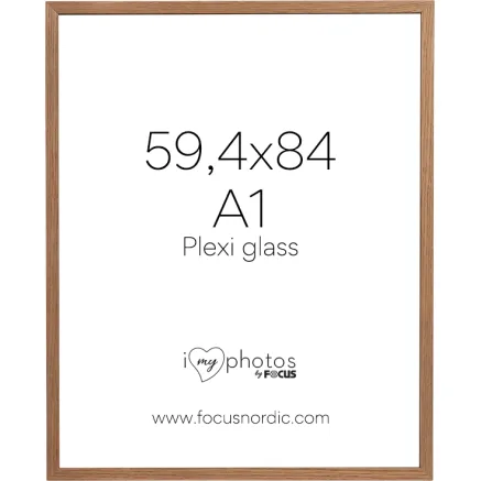 FOCUS SOUL OAK VENEER 59,4X84 (A1) PLEXI 120929