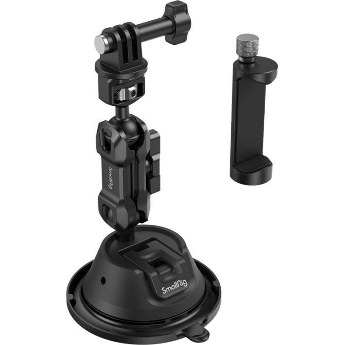Accessories for Action Cameras - SMALLRIG 4275 PORTABLE SUCTION CUP MOUNT SUPPORT KIT FOR ACTION CAMERAS / MOBILE PHONES SC-1K 4275 - quick order from manufacturer