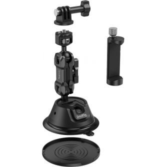 Accessories for Action Cameras - SMALLRIG 4275 PORTABLE SUCTION CUP MOUNT SUPPORT KIT FOR ACTION CAMERAS / MOBILE PHONES SC-1K 4275 - quick order from manufacturer