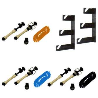Background holders - walimex 3-Fold Background Assembling Set, set of 3 - buy today in store and with delivery
