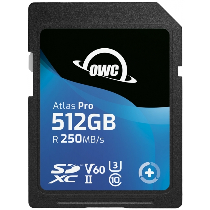 New products - OWC SD ATLAS PRO SDXC UHS-II R250/W130 (V60) 512GB OWCSDV60P0512 - quick order from manufacturer