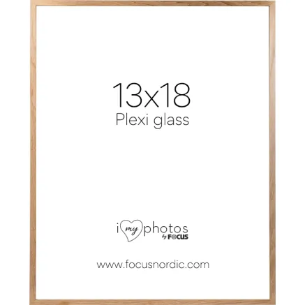 FOCUS SOUL OAK VENEER 13X18 PLEXI 123176