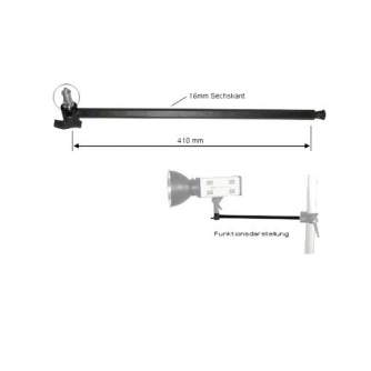Holders Clamps - walimex Extension Arm w. Spigot 1/4 + 3/8 inch - quick order from manufacturer