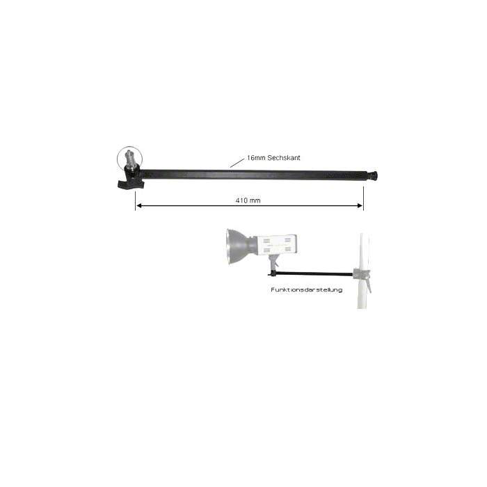 Держатели - walimex Extension Arm w. Spigot 1/4 + 3/8 inch - быстрый заказ от производителя