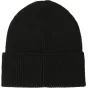 Apģērbs - Polaroid Black Beanie Hat 124934 6316 - Simple Design, Embroidered Logo. - ātri pasūtīt no ražotāja
