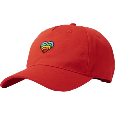 Polaroid Red Cap, 6-Panel Design, Adjustable Fit, Cotton, One Size