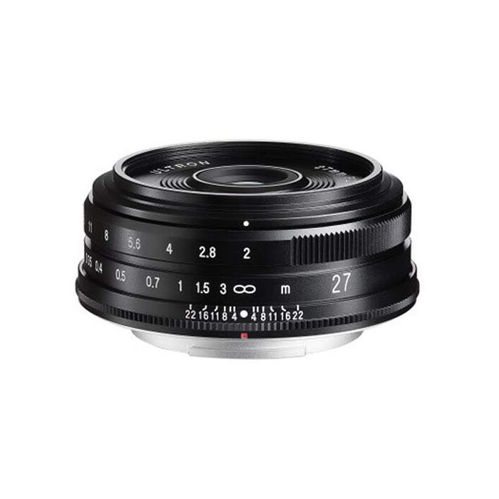 Объективы - Voigtlander Ultron 27 mm f/2.0 lens for Fujifilm X - black - быстрый заказ от производителя