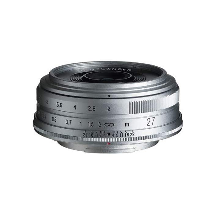 Lenses - Voigtlander Ultron 27 mm f/2.0 lens for Fujifilm X - silver - quick order from manufacturer