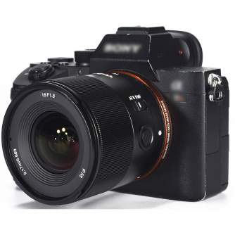 Объективы - Yongnuo YN 16 mm f/1.8 DA DSM lens for Sony E - быстрый заказ от производителя