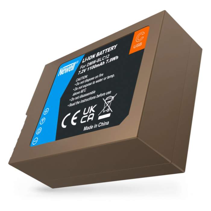 Kameru akumulatori - Newell DMW-BLC12 USB-C battery for Panasonic - ātri pasūtīt no ražotāja