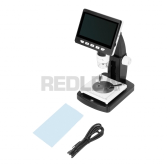 Mikroskopi - Redleaf RDE 71000M digital microscope x1000 - ātri pasūtīt no ražotāja
