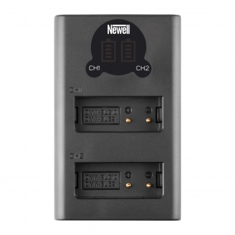 Chargers for Camera Batteries - Newell DL USB C dual channel charger for DMW BLG10 - quick order from manufacturer