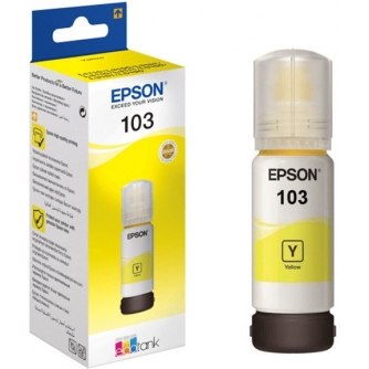 Epson ink 103 EcoTank, желтый C13T00S44A