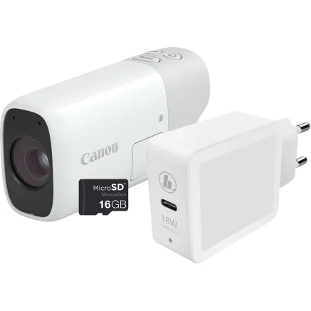 Canon PowerShot Zoom Essential Kit, white 4838C014