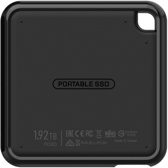 Hard drives & SSD - Silicon Power external SSD 512GB PC60 USB-C, black SP512GBPSDPC60CK - quick order from manufacturer