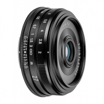 Lenses - Voigtlander Ultron 27 mm f/2.0 lens for Fujifilm X - black - quick order from manufacturer