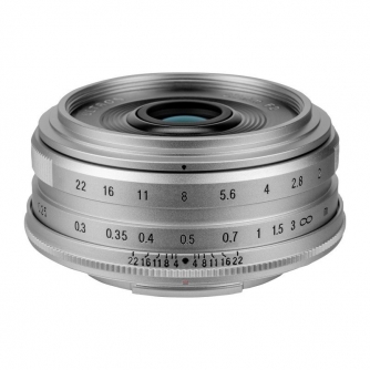 Объективы - Voigtlander Ultron 27 mm f/2.0 lens for Fujifilm X - silver - быстрый заказ от производителя