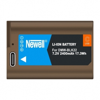 Kameru akumulatori - Newell DMW-BLK22 USB-C battery for Panasonic - ātri pasūtīt no ražotāja