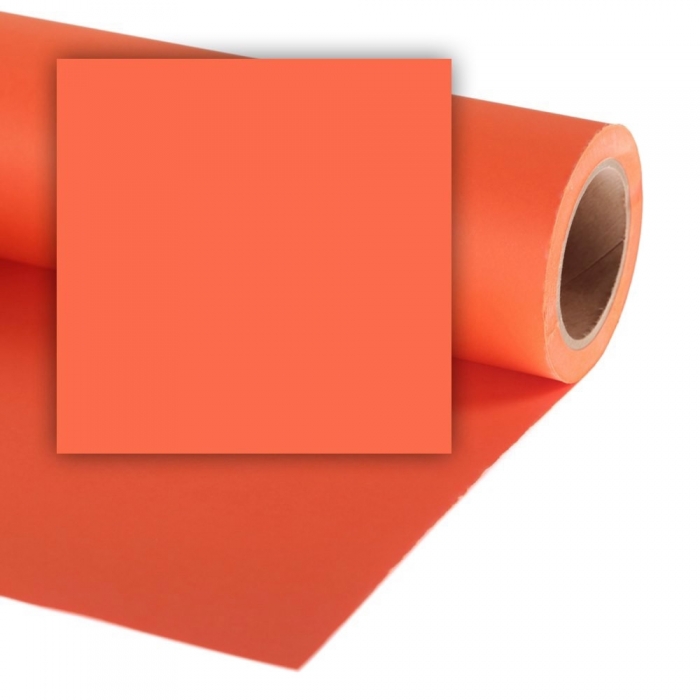 Backgrounds - Colorama paper background 2.72x11m, pumpkin 147 LL CO147 - buy today in store and with delivery