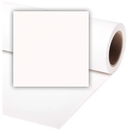 Colorama paper background 1.35x11m, super white LL CO5107