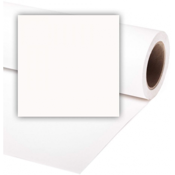 Sortimenta jaunumi - Colorama paper background 1.35x11m, super white LL CO5107 - ātri pasūtīt no ražotāja