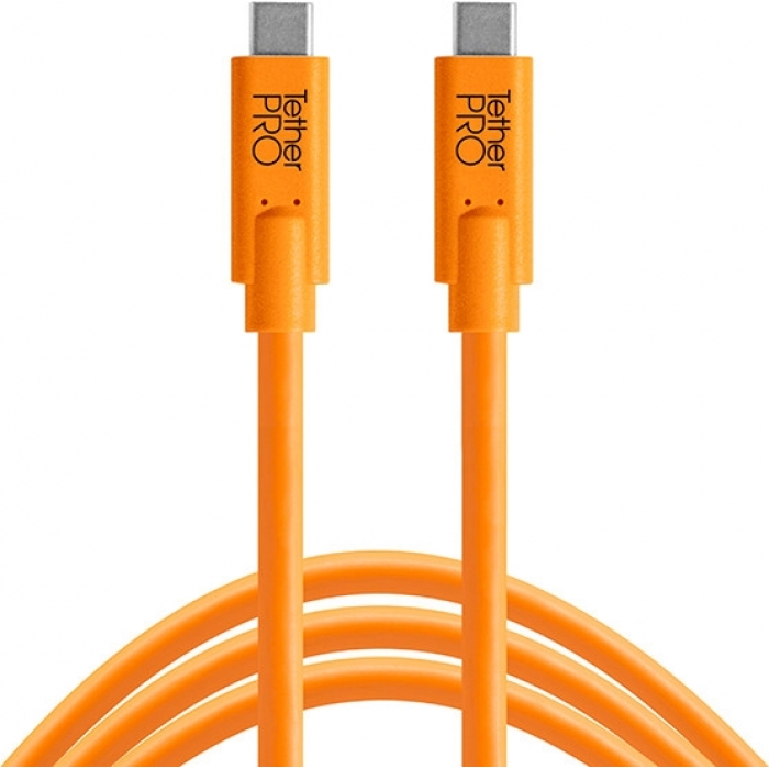 Tether Tools кабель TetherPro USB-C - USB-C 0.9 м, оранжевый CUC03-ORG