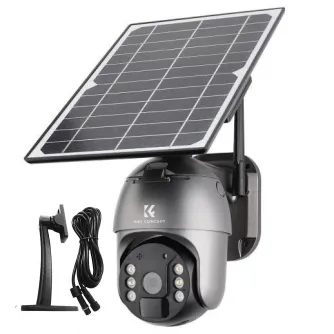 Medību kameras - K&F Concept K&F 4G solar security camera System Wireless LTE cctv solar camera PIR Motion Detection 2-Way Audio